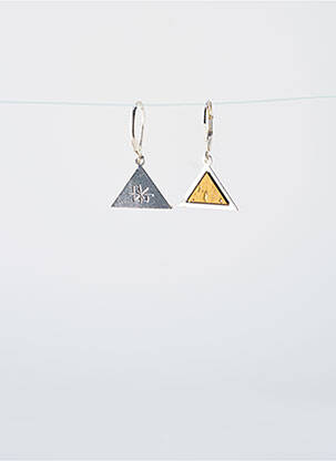 Boucles d’oreilles ornement breloque / pampille jaune LITTLE ETINCELLE femme