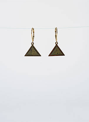 Boucles d’oreilles ornement breloque / pampille vert LITTLE ETINCELLE femme