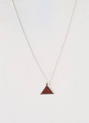 Collier ornement breloque / pampille marron LITTLE ETINCELLE femme