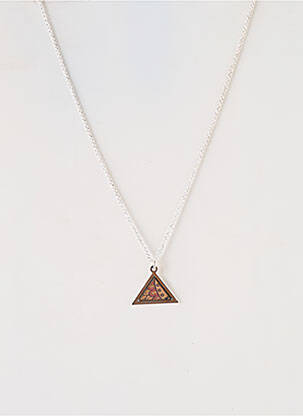 Collier imprimé marron LITTLE ETINCELLE femme