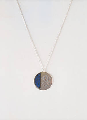 Collier ornement breloque / pampille bleu LITTLE ETINCELLE femme