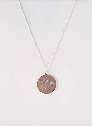 Collier ornement breloque / pampille bleu LITTLE ETINCELLE femme