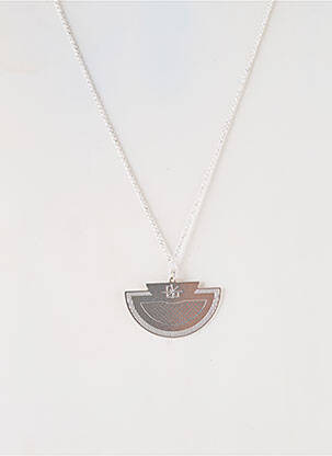 Collier ornement breloque / pampille marron LITTLE ETINCELLE femme