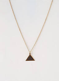 Collier ornement breloque / pampille marron LITTLE ETINCELLE femme