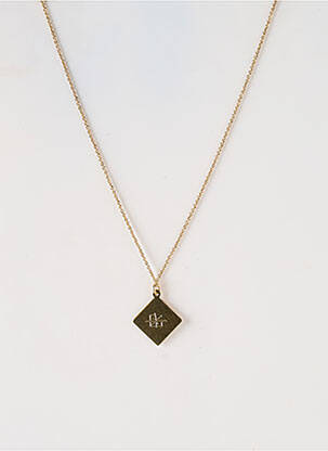 Collier ornement breloque / pampille marron LITTLE ETINCELLE femme