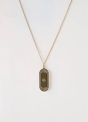 Collier ornement breloque / pampille noir LITTLE ETINCELLE femme