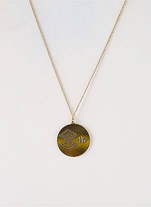 Collier ornement breloque / pampille noir LITTLE ETINCELLE femme