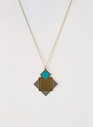 Collier ornement breloque / pampille bleu clair LITTLE ETINCELLE femme