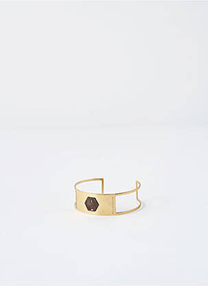 Bracelet manchette matériaux métal marron LITTLE ETINCELLE femme