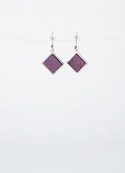 Boucles d’oreilles violet LITTLE ETINCELLE pour femme seconde vue