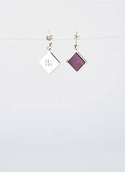 Boucles d’oreilles violet LITTLE ETINCELLE pour femme seconde vue