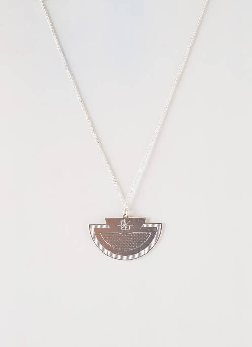 Collier ornement breloque / pampille jaune LITTLE ETINCELLE femme