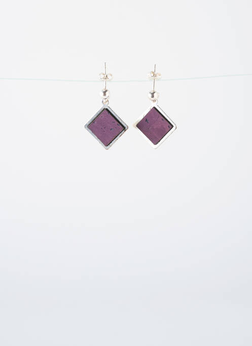 Boucles d’oreilles violet LITTLE ETINCELLE pour femme