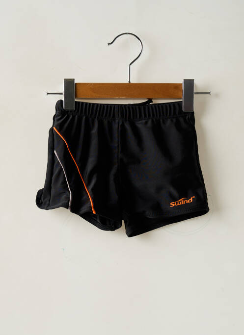 Slip de bain stretch noir SWIND garcon