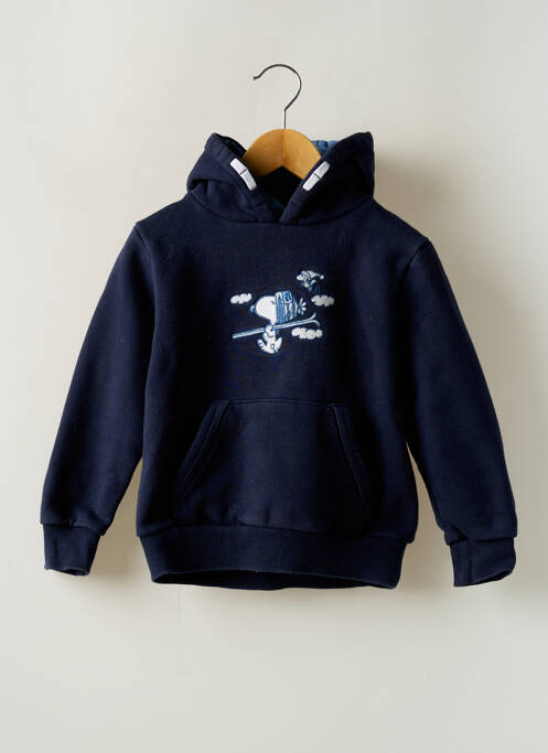 Sweat-shirt à capuche bleu CYRILLUS pour garçon