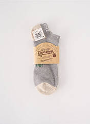 Chaussettes gris GOHEMP pour homme seconde vue