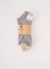 Chaussettes gris GOHEMP pour homme seconde vue