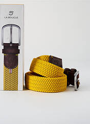 Ceinture jaune LA BOUCLE pour homme seconde vue