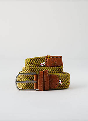 Ceinture vert LA BOUCLE pour homme