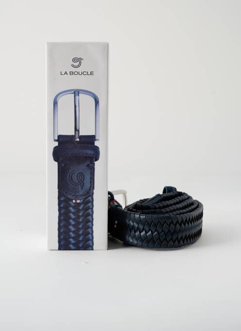 Ceinture bleu LA BOUCLE pour homme