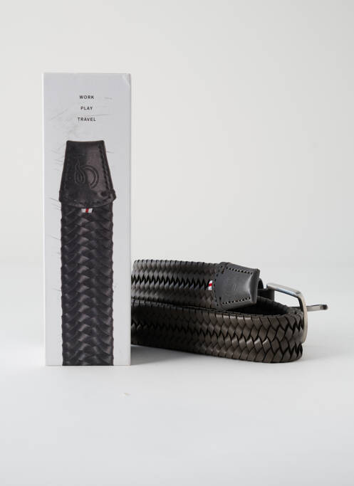 Ceinture gris LA BOUCLE pour homme