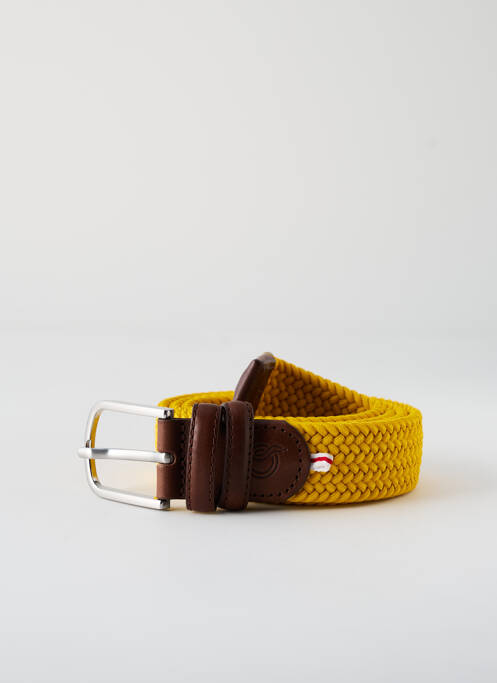 Ceinture jaune LA BOUCLE pour homme