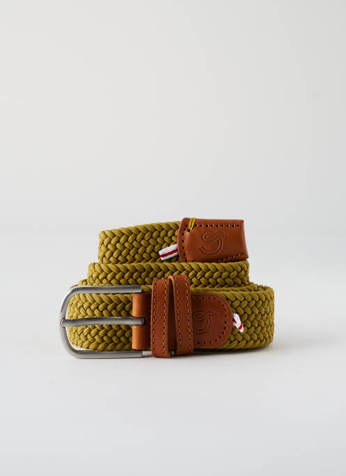 Ceinture vert LA BOUCLE pour homme