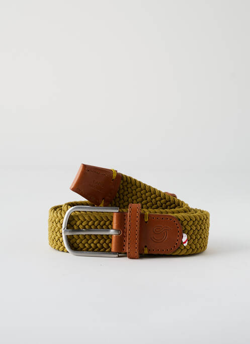 Ceinture vert LA BOUCLE pour homme