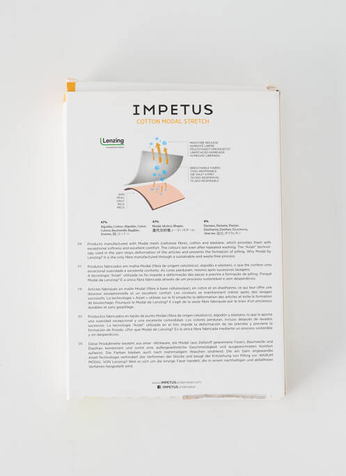 Boxer noir IMPETUS pour homme