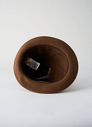 Chapeau forme borsalino marron STETSON homme