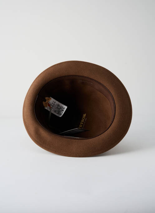 Chapeau forme borsalino marron STETSON homme