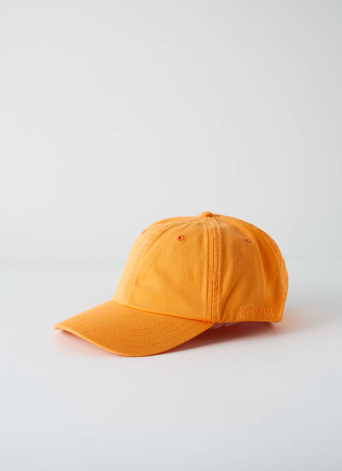 Casquette orange STETSON pour homme