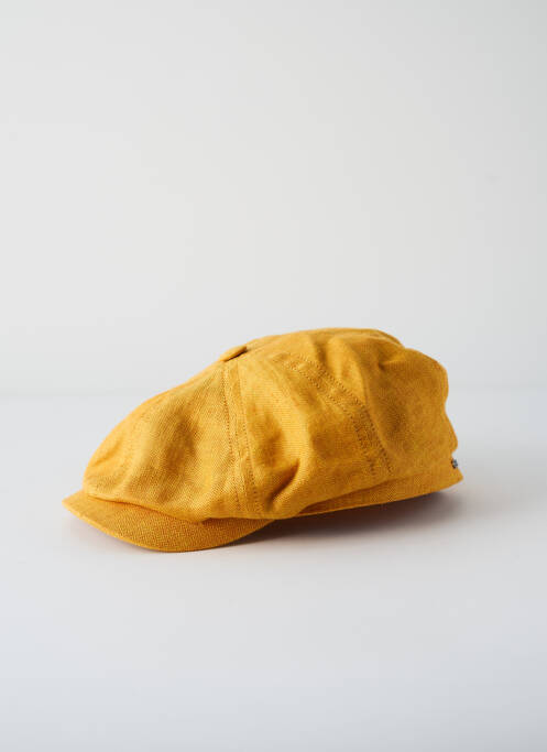 Casquette jaune STETSON pour homme