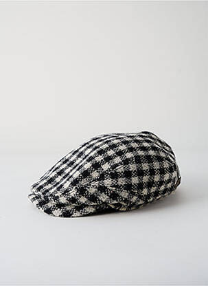 Casquette imprimé carreaux noir STETSON homme