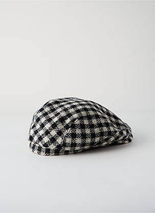 Casquette imprimé carreaux noir STETSON homme