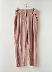 Pantalon droit rose ETAM pour femme seconde vue