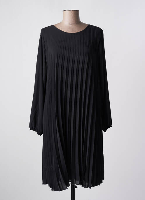 Robe mi-longue noir QUATTRO pour femme