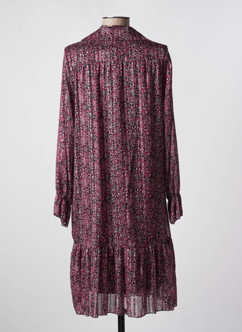 Robe mi-longue rose QUATTRO pour femme