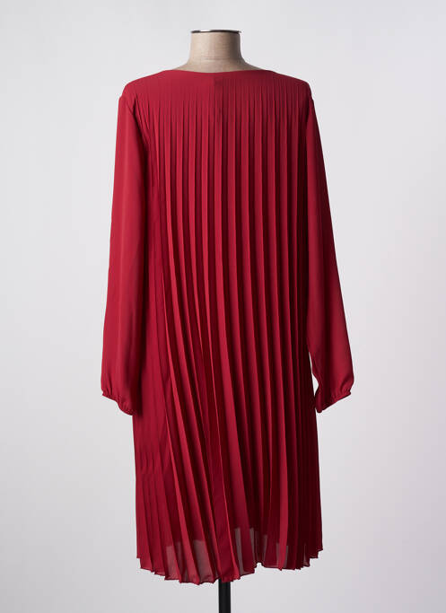 Robe mi-longue rouge QUATTRO pour femme
