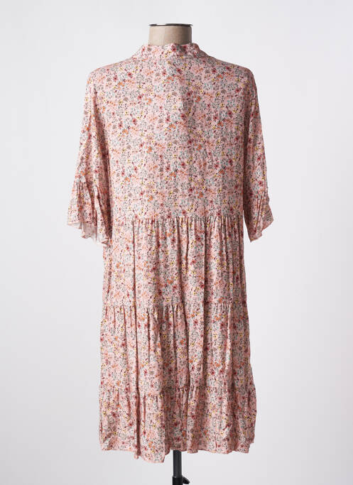 Robe courte rose QUATTRO pour femme