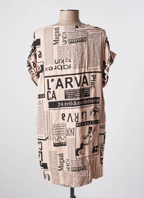 Tunique manches courtes beige QUATTRO pour femme