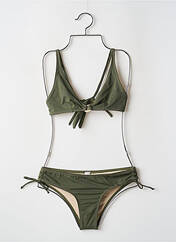 Maillot de bain 2 pièces vert SANS MARQUE pour femme seconde vue