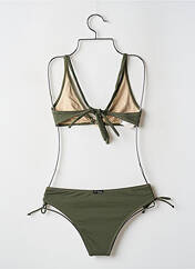 Maillot de bain 2 pièces vert SANS MARQUE pour femme seconde vue