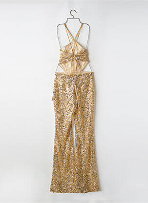 Combi-pantalon fines bretelles fines bretelles or NADINE MERABI femme