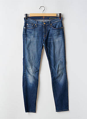 Jeans skinny taille normale taille normale bleu FOR ALL MANKIND femme
