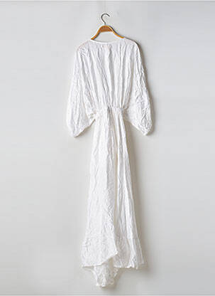 Robe longue manches longues manches longues blanc BY AQUABOHEM X MONTAINE LEB femme