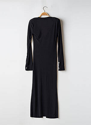 Robe longue manches longues manches longues noir RECC femme
