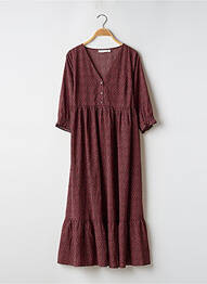 Robe maternité col v rouge JOJO MAMAN BÉBÉ femme