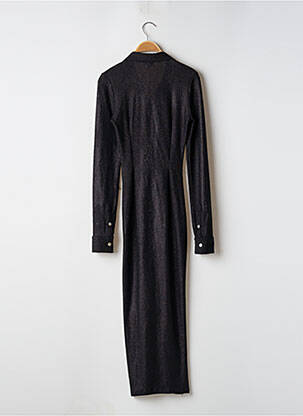Robe longue manches longues manches longues noir RECC femme