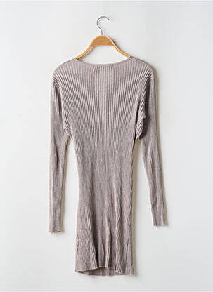 Robe maternité coupe cintrée gris NEUVIÈME CIEL femme